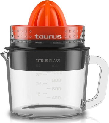 Taurus Citrus Glass 1L 30W Negro, Rojo, Transparen