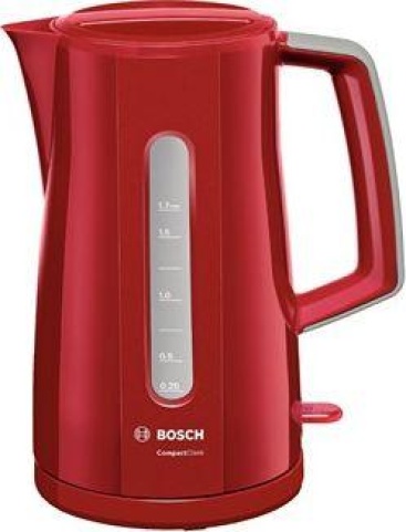 Bosch TWK3A014 1.7L 2400W Rojo tetera eléctrica