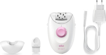 Braun Silk Epil 1370 20tweezers Rosa, Color blanco