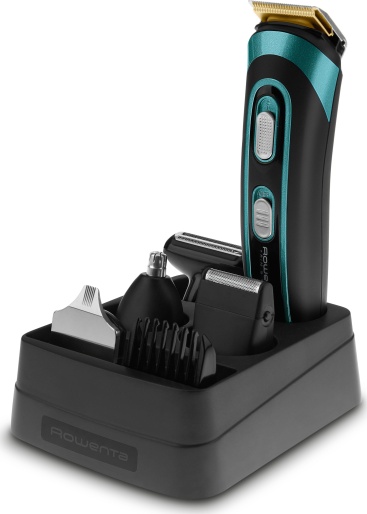 Rowenta Trim & Style 7 in 1 Recargable Negro, Azul