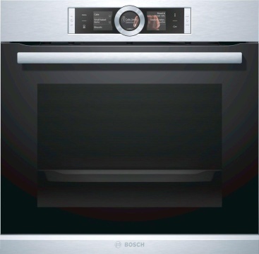 Bosch Serie 8 HBG6764S1 horno Horno eléctrico 71 L 3650 W Negro, Acero inoxidable A+