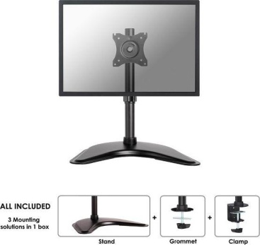 Newstar Newstar NM-D335BLACK 30"" Abrazadera Negro soporte