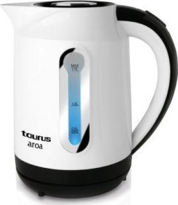 Taurus Aroa 1.7L Negro, Color blanco tetera eléctr