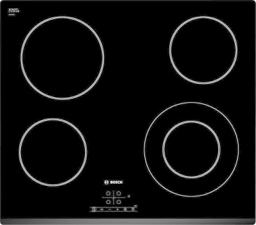 Bosch PKF631B17E Integrado Cerámico Negro hobs