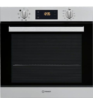 Indesit IFW 6540 P IX Horno eléctrico 66 L 3300 W Negro, Acero inoxidable A