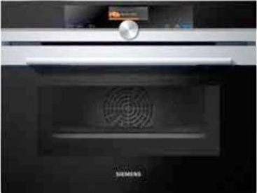 Siemens CM676GBS1 horno Horno eléctrico Negro, Acero inoxidable