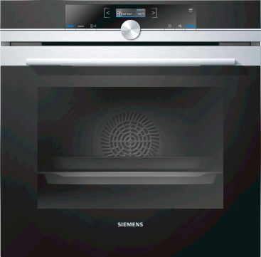 Siemens HR675GBS1 horno Horno eléctrico 71 L 3600 W Negro, Acero inoxidable A+