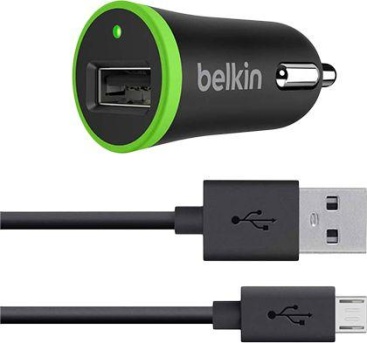 Belkin F8M887BT04-BLK cargador de dispositivo móvil Auto Negro, Verde