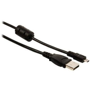 Valueline Valueline USB 2.0 A/Samsung 8p, 2m 2m Negro cable