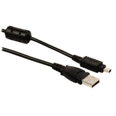 Valueline Valueline USB 2.0 A/Fuji 4p, 2m 2m Negro cable par