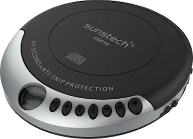 Sunstech Sunstech CDP10 Portable CD player Negro, Plata