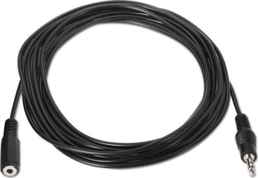 Nanocable 10.24.0205 cable de audio 5 m 3,5mm Negro