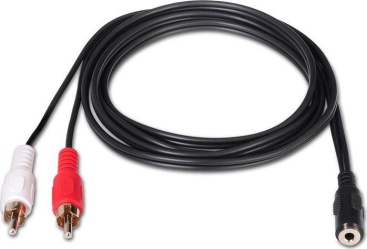 Nanocable Cable Audio jack 3.5h2xrcam negro 1.5m de 3.5mm 1.5 10.24.1301 estereo tipo 1.5mts 15 2 35mm