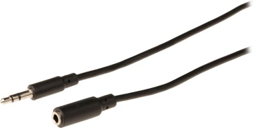 Valueline VLAP22050B30 cable de audio 3 m 3,5mm Negro