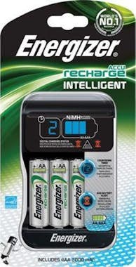 Energizer Recharge Cargador pack 4 pilas 2000mah kit hr06 639837 de baterías para interio 4hr6 2000