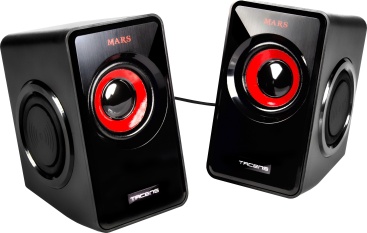 Mars Gaming MS1 10W Negro, Rojo altavoz