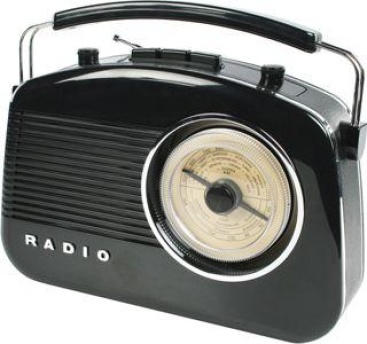 König HAV-TR710BL Portátil Negro radio