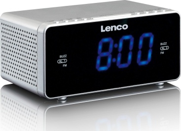 Lenco CR-520 Reloj Digital Plata radio