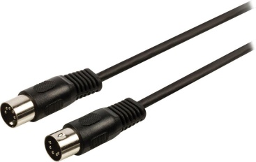 Valueline VLAP20000B20 cable de audio 2 m 5-pin DIN Negro