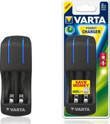 Varta Pocket Charger 2100 mAh Cargador de baterías