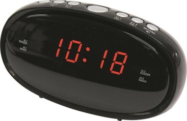 Denver Denver CR-420 Reloj Digital Negro radio