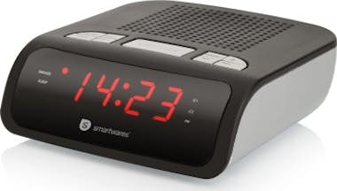 Smartwares Cl1459 – reloj despertador con dos alarmas fm radiodespertador 220v audiosonic