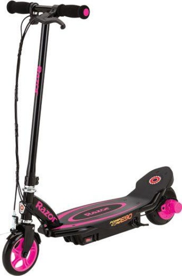 Razor Power Core E90 16kmh Negro, Rosa