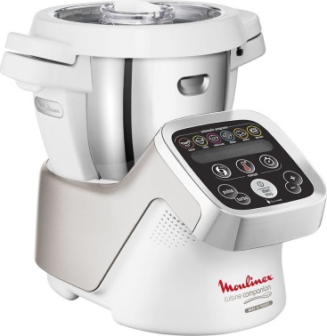 Moulinex Cuisine Companion 4.5L 1550W Plata, Blanc