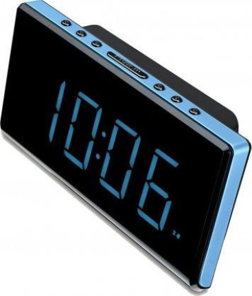 Sunstech FRD28 Reloj Digital Negro, Azul radio