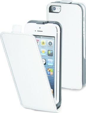 Muvit muvit pack Apple iphone 5C funda Slim blanca + pro