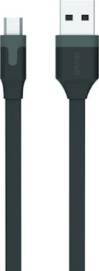 Muvit muvit cable USB-MicroUSB 2.4A reversible 0.2m negr
