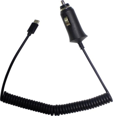 MYWAY Myway cargador coche Tipo C 2.1A cable rizado 1,5m