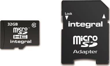 Integral Tarjeta de memoria 32GB microSDHC