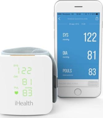 Ihealth View Bp7s controle su arterial en cualquier lugar momento compatible bluetooth para dispositivos apple y android de muñeca