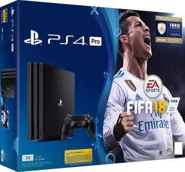 Sony Sony PlayStation 4 Pro 1TB + FIFA 18 1000GB Wifi N