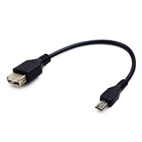 Gembird USB A - Micro-USB B, 0.15m cable USB 0,15 m Negro