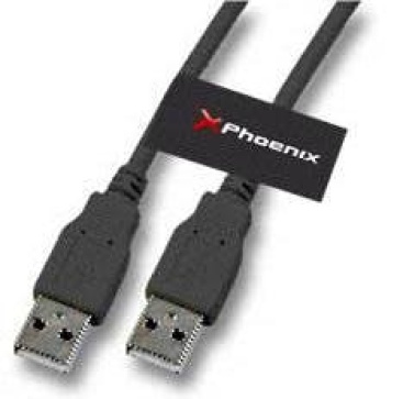 Phoenix Technologies 3m USB A/USB A cable USB Negro