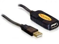Delock DeLOCK Cable USB 2.0, 5m 5m Macho Hembra Negro cab