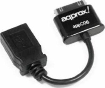 Approx Approx appC06 USB 2.0 30-pin Negro adaptador de ca