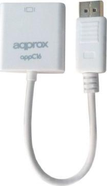 Approx Approx appC16 DisplayPort HDMI Blanco adaptador de