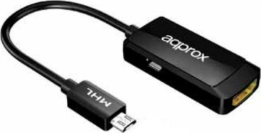 Approx Approx appC24 HDMI MHL Negro adaptador de cable