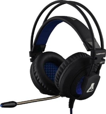 The G-Lab KORP400 Binaural Diadema Negro, Azul aur