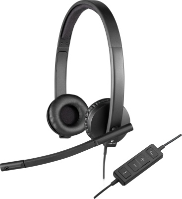 Logitech H570e Binaural Diadema Negro auricular co