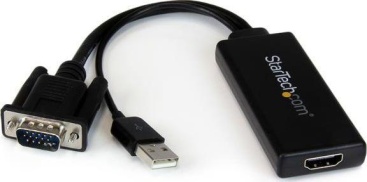 StarTech.com StarTech.com Adaptador VGA a HDMI con audio y alim