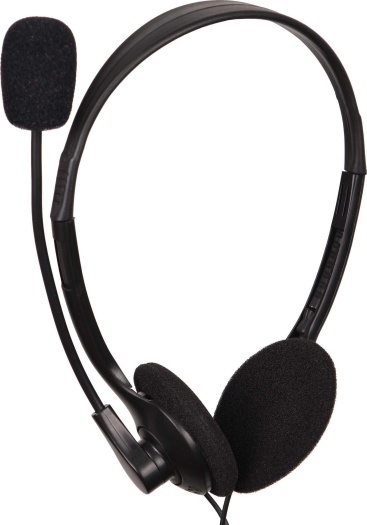 Gembird MHS-123 Binaural Diadema Negro auricular c