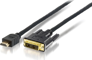 Equip Equip 119325 5m HDMI DVI-D Negro adaptador de cabl