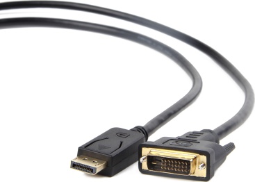 Gembird Gembird CC-DPM-DVIM-6 1.8m DisplayPort DVI Negro a