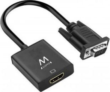 Ewent Ewent EW9866 VGA-15pin HDMI, 3.5mm Negro adaptador