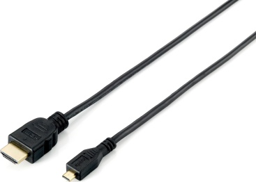 Equip HDMI/Micro-HDMI 2.0m cable HDMI 2 m HDMI tipo A (Estándar) HDMI tipo D (Micro) Negro