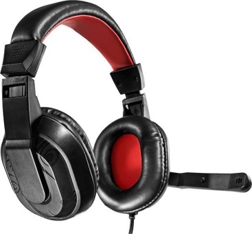 Mars Gaming MRH0 Binaural Diadema Negro, Rojo auri